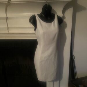 Donna Ricco White Mini Dress